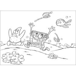 Disegno da colorare: SquareBob SquarePants (Cartoni Animati e Serie Animate) #33439 - Pagine da Colorare Stampabili Gratuite
