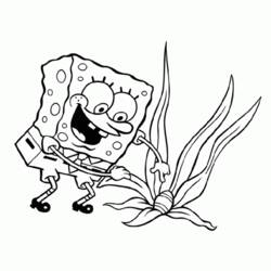 Disegno da colorare: SquareBob SquarePants (Cartoni Animati e Serie Animate) #33530 - Pagine da Colorare Stampabili Gratuite