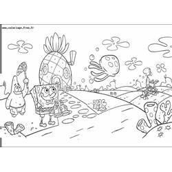 Disegno da colorare: SquareBob SquarePants (Cartoni Animati e Serie Animate) #33548 - Pagine da Colorare Stampabili Gratuite