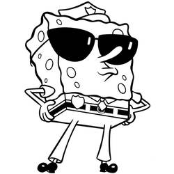 Disegno da colorare: SquareBob SquarePants (Cartoni Animati e Serie Animate) #33657 - Pagine da Colorare Stampabili Gratuite