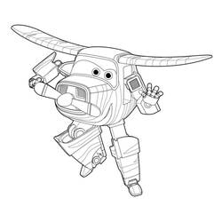 Disegni da colorare: Super Wings - Pagine da Colorare Stampabili Gratuite