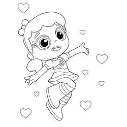 Disegni da colorare: Talia e the Rainbow Kingdom - Pagine da Colorare Stampabili Gratuite