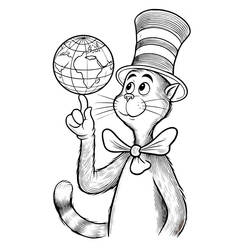 Disegno da colorare: The Cat in the Hat (Cartoni Animati e Serie Animate) #220491 - Pagine da Colorare Stampabili Gratuite
