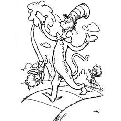 Disegno da colorare: The Cat in the Hat (Cartoni Animati e Serie Animate) #220502 - Pagine da Colorare Stampabili Gratuite