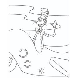 Disegno da colorare: The Cat in the Hat (Cartoni Animati e Serie Animate) #220510 - Pagine da Colorare Stampabili Gratuite