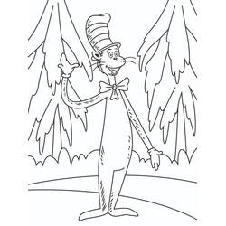 Disegno da colorare: The Cat in the Hat (Cartoni Animati e Serie Animate) #220511 - Pagine da Colorare Stampabili Gratuite