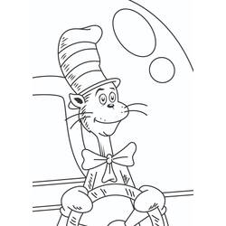 Disegno da colorare: The Cat in the Hat (Cartoni Animati e Serie Animate) #220515 - Pagine da Colorare Stampabili Gratuite