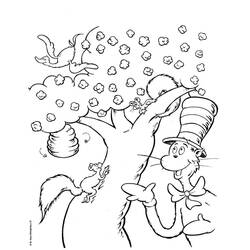Disegno da colorare: The Cat in the Hat (Cartoni Animati e Serie Animate) #220521 - Pagine da Colorare Stampabili Gratuite