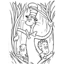 Disegno da colorare: The Cat in the Hat (Cartoni Animati e Serie Animate) #220523 - Pagine da Colorare Stampabili Gratuite