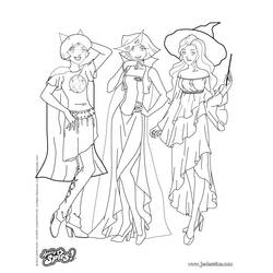 Disegni da colorare: Totally Spies - Pagine da Colorare Stampabili Gratuite