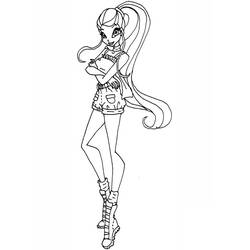 Disegni da colorare: Winx - Pagine da Colorare Stampabili Gratuite