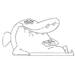 Disegno da colorare: Zig e Sharko (Cartoni Animati e Serie Animate) #182416 - Pagine da Colorare Stampabili Gratuite