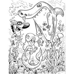 Disegno da colorare: Zig e Sharko (Cartoni Animati e Serie Animate) #182423 - Pagine da Colorare Stampabili Gratuite