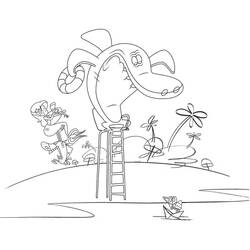 Disegno da colorare: Zig e Sharko (Cartoni Animati e Serie Animate) #182431 - Pagine da Colorare Stampabili Gratuite