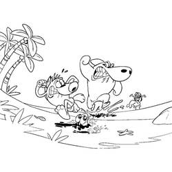 Disegno da colorare: Zig e Sharko (Cartoni Animati e Serie Animate) #182437 - Pagine da Colorare Stampabili Gratuite