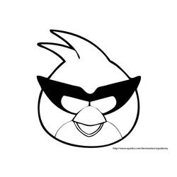 Disegno da colorare: Angry Birds (Cartoni animati) #25018 - Pagine da Colorare Stampabili Gratuite