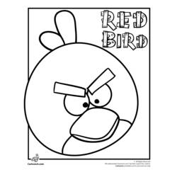 Disegno da colorare: Angry Birds (Cartoni animati) #25024 - Pagine da Colorare Stampabili Gratuite