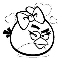 Disegno da colorare: Angry Birds (Cartoni animati) #25030 - Pagine da Colorare Stampabili Gratuite