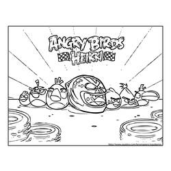 Disegno da colorare: Angry Birds (Cartoni animati) #25040 - Pagine da Colorare Stampabili Gratuite
