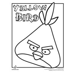 Disegno da colorare: Angry Birds (Cartoni animati) #25041 - Pagine da Colorare Stampabili Gratuite