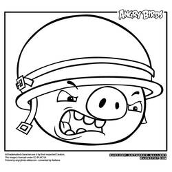 Disegno da colorare: Angry Birds (Cartoni animati) #25067 - Pagine da Colorare Stampabili Gratuite