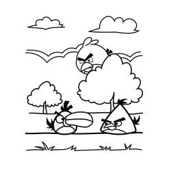 Disegno da colorare: Angry Birds (Cartoni animati) #25071 - Pagine da Colorare Stampabili Gratuite