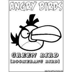 Disegno da colorare: Angry Birds (Cartoni animati) #25074 - Pagine da Colorare Stampabili Gratuite