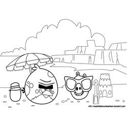 Disegno da colorare: Angry Birds (Cartoni animati) #25076 - Pagine da Colorare Stampabili Gratuite