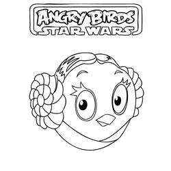 Disegno da colorare: Angry Birds (Cartoni animati) #25078 - Pagine da Colorare Stampabili Gratuite