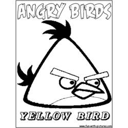 Disegno da colorare: Angry Birds (Cartoni animati) #25110 - Pagine da Colorare Stampabili Gratuite