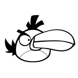 Disegno da colorare: Angry Birds (Cartoni animati) #25126 - Pagine da Colorare Stampabili Gratuite