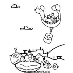 Disegno da colorare: Angry Birds (Cartoni animati) #25134 - Pagine da Colorare Stampabili Gratuite
