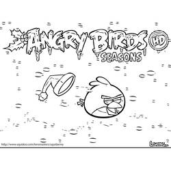 Disegno da colorare: Angry Birds (Cartoni animati) #25139 - Pagine da Colorare Stampabili Gratuite