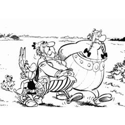 Disegno da colorare: Asterix e Obelix (Cartoni animati) #24378 - Pagine da Colorare Stampabili Gratuite