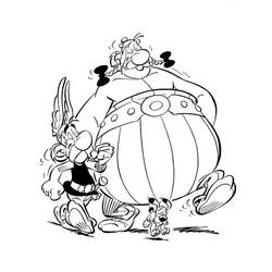 Disegno da colorare: Asterix e Obelix (Cartoni animati) #24379 - Pagine da Colorare Stampabili Gratuite