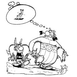 Disegno da colorare: Asterix e Obelix (Cartoni animati) #24409 - Pagine da Colorare Stampabili Gratuite