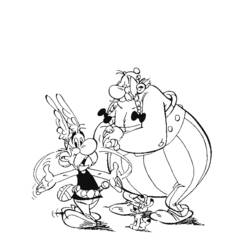 Disegno da colorare: Asterix e Obelix (Cartoni animati) #24485 - Pagine da Colorare Stampabili Gratuite
