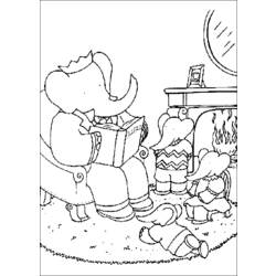 Disegno da colorare: babar (Cartoni animati) #27863 - Pagine da Colorare Stampabili Gratuite