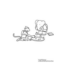 Disegno da colorare: babar (Cartoni animati) #27886 - Pagine da Colorare Stampabili Gratuite