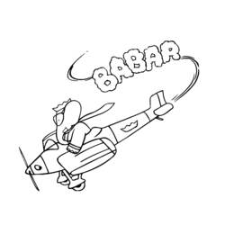 Disegno da colorare: babar (Cartoni animati) #27901 - Pagine da Colorare Stampabili Gratuite