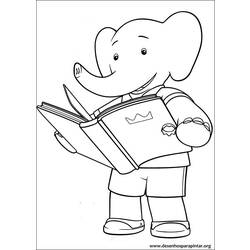 Disegno da colorare: babar (Cartoni animati) #27943 - Pagine da Colorare Stampabili Gratuite