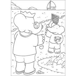 Disegno da colorare: babar (Cartoni animati) #27980 - Pagine da Colorare Stampabili Gratuite