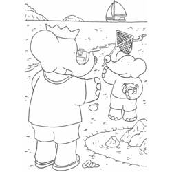 Disegno da colorare: babar (Cartoni animati) #28015 - Pagine da Colorare Stampabili Gratuite