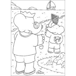 Disegno da colorare: babar (Cartoni animati) #28139 - Pagine da Colorare Stampabili Gratuite