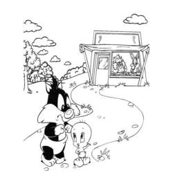 Disegno da colorare: baby looney tunes (Cartoni animati) #26567 - Pagine da Colorare Stampabili Gratuite