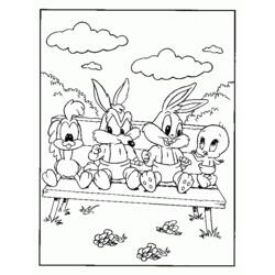 Disegno da colorare: baby looney tunes (Cartoni animati) #26623 - Pagine da Colorare Stampabili Gratuite