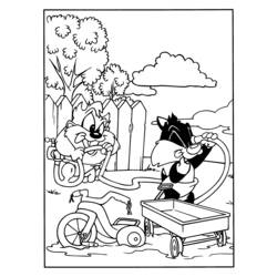 Disegno da colorare: baby looney tunes (Cartoni animati) #26686 - Pagine da Colorare Stampabili Gratuite