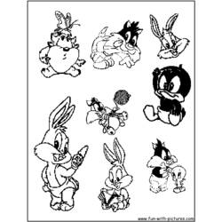 Disegno da colorare: baby looney tunes (Cartoni animati) #26695 - Pagine da Colorare Stampabili Gratuite