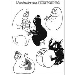 Disegno da colorare: Barbapapà (Cartoni animati) #36462 - Pagine da Colorare Stampabili Gratuite