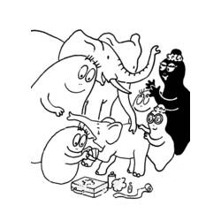 Disegno da colorare: Barbapapà (Cartoni animati) #36463 - Pagine da Colorare Stampabili Gratuite